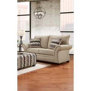 Behold Home Kyle Cream Loveseat