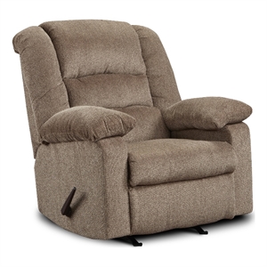 behold home jesse cocoa rocker recliner