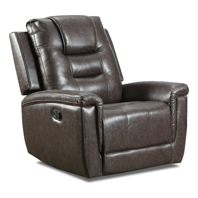 Behold Home Charlie Chocolate Manual Rocker Recliner