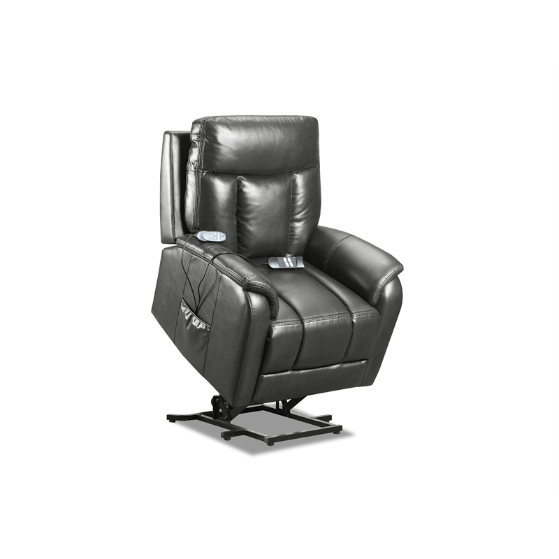 Behold Home Jamey Charcoal Power Lift Recliner