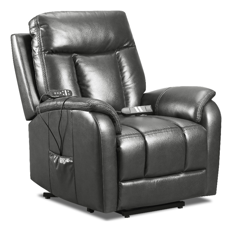 Behold Home Jamey Charcoal Power Lift Recliner