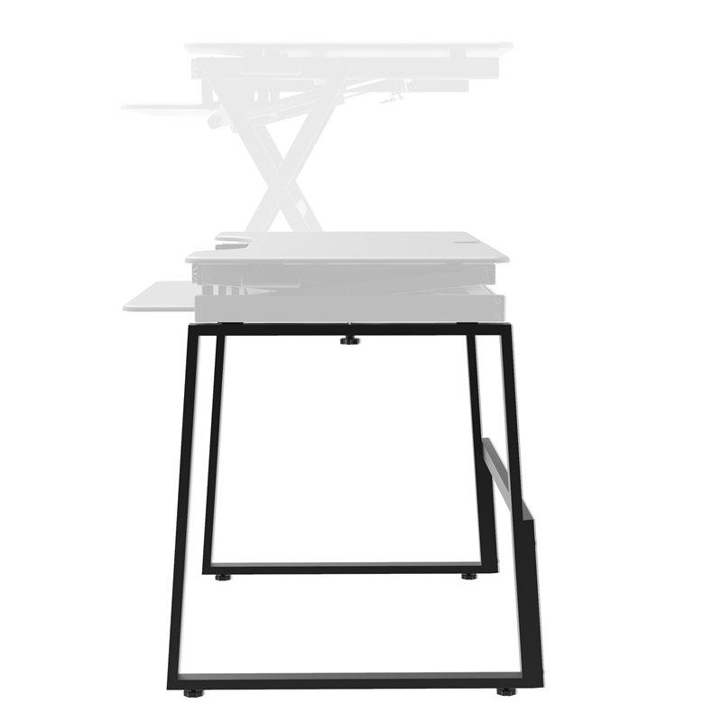 Rocelco Standing Desk Legs - For DADR-40 and DADR-46 (R DADRB-FS2) in Black