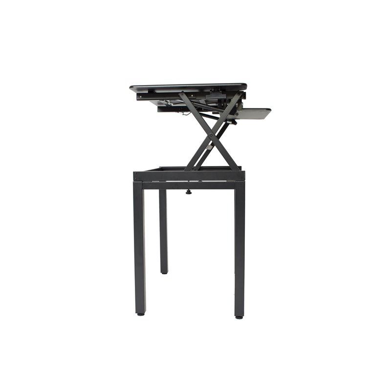 Rocelco Standing Desk Legs - For DADR-40 and DADR-46 (R DADRB-FS) in Black