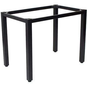 Rocelco Standing Desk Legs - For DADR-40 and DADR-46 (R DADRB-FS) in Black