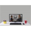 Rocelco Premium Desk Computer Monitor Mount/USB 2.0 and Audio Port Black (R MA1)