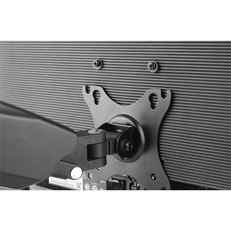 Rocelco Premium Desk Computer Monitor Mount/USB 2.0 and Audio Port Black (R MA1)