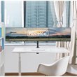 Rocelco Premium Triple Monitor Desk Mount - VESA pattern - Black (R DM3)