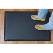 Rocelco Standing Desk Converter & Floor Mat 31.5 Inch Riser w/Tablet Mount Black