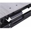 Rocelco Standing Desk Converter & Floor Mat 31.5 Inch Riser w/Tablet Mount Gray