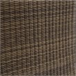 Afuera Living Outdoor Wicker Patio Sofa in Brown and Sand