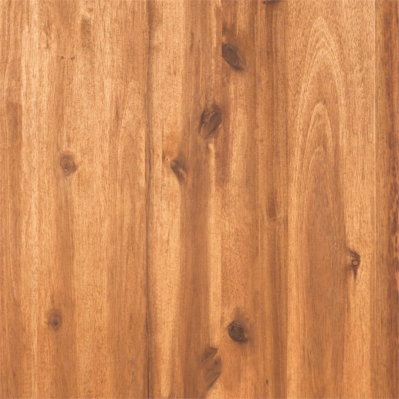 Afuera Living Outdoor Patio Wood Coffee Table in Stained Brown