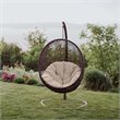 Afuera Living Patio Swing Chair in Beige