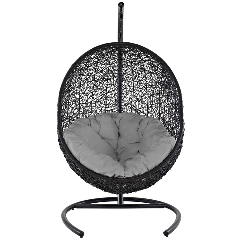 Afuera Living Patio Swing Chair in Gray