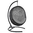 Afuera Living Patio Swing Chair in Gray