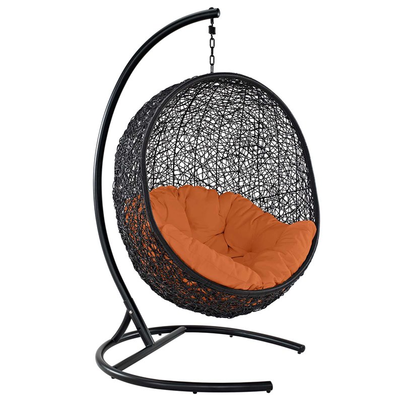 Afuera Living Patio Swing Chair in Orange