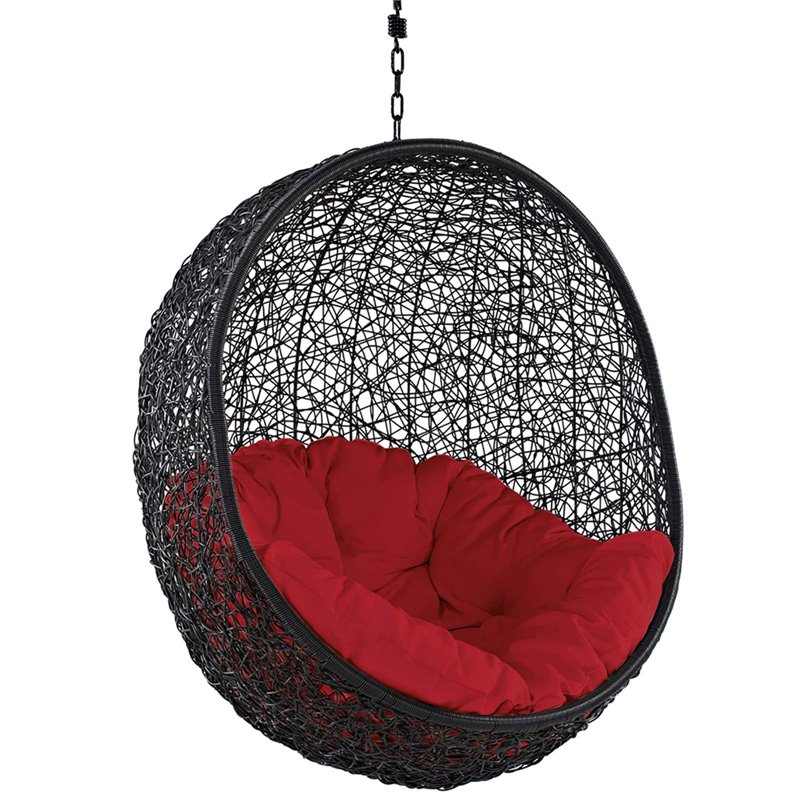 Afuera Living Patio Swing Chair in Red