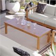Afuera Living Teak Wood Patio Coffee Table in Natural
