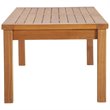 Afuera Living Teak Wood Patio Coffee Table in Natural