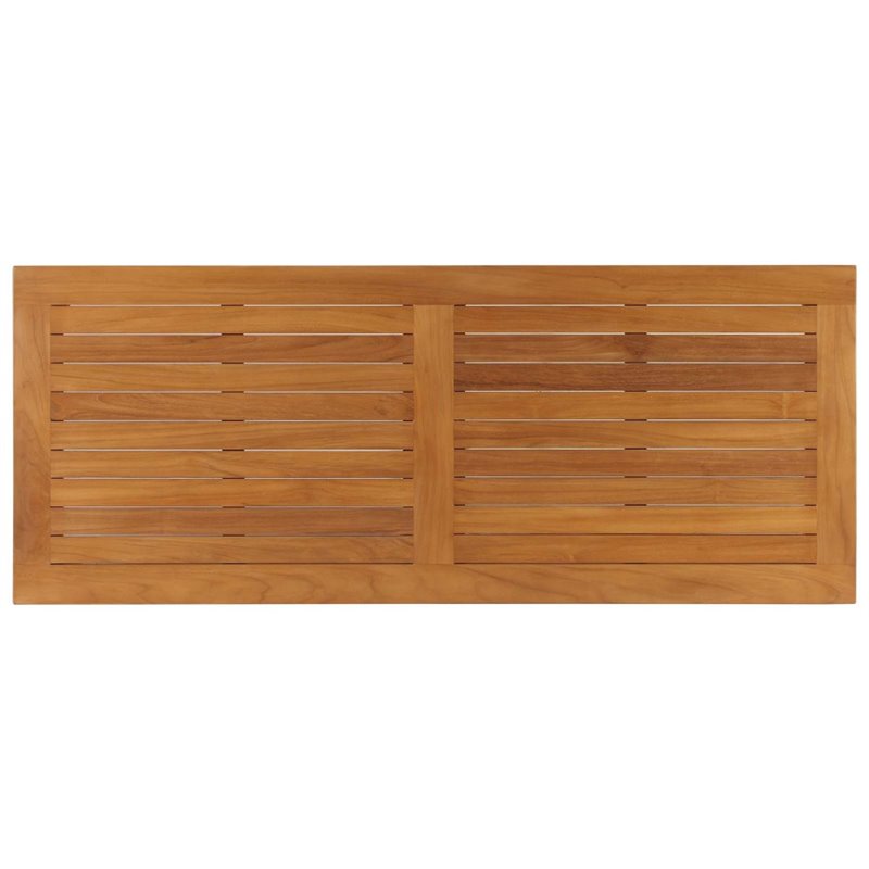 Afuera Living Teak Wood Patio Coffee Table in Natural