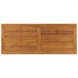 Afuera Living Teak Wood Patio Coffee Table in Natural