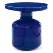 Afuera Living  Modern Ceramic Modern Bottle Accent Table in Navy Blue