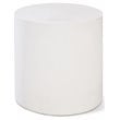 Afuera Living  Modern Concrete Accent Table in Ebony White