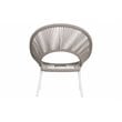 Afuera Living  Modern Aluminum Lounge Chair in Coconut White