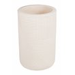 Afuera Living  Modern Ceramic 2-Piece Textured Planters in Cream
