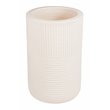 Afuera Living  Modern Ceramic 2-Piece Textured Planters in Cream