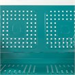 Afuera Living Metal Gliding Patio Loveseat in Turquoise Gloss