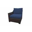 Afuera Living 7 Piece Outdoor Wicker Patio Furniture Set 07a in Navy