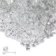 Afuera Living Contemporary Fire Glass in Ice Clear