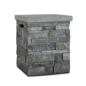 afuera living contemporary lp tank cover in gray