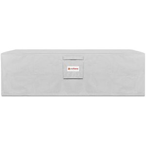Afuera Living Small Fire Table Protective Polyester Cover in Light Gray