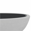 Afuera Living Contemporary Large Oval Steel Lid in Black