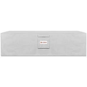 Afuera Living Large Rectangle Fire Table Fabric Protective Cover in Gray