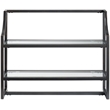 Afuera Living 2-Shelf Modern Metal Wall Shelf in Oil Rubbed Bronze