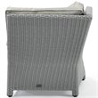 Afuera Living Transitional Wicker Patio Corner Chair in Gray