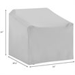 Afuera Living 3-Piece Vinyl/Heavy Gauge Patio Conversation Cover Set in Gray