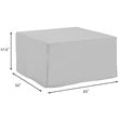 Afuera Living 3-Piece Vinyl/Heavy Gauge Outdoor Sofa Cover Set in Tan