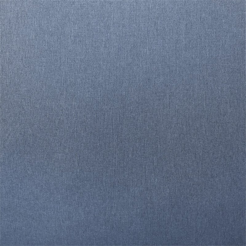 Afuera Living Transitional Outdoor Patio Wicker Loveseat in Brown/Cool Blue