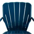 Afuera Living 5-Piece Metal Outdoor Dining Set in Navy/White