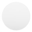 Afuera Living Steel Metal Outdoor Bistro Table in White Satin