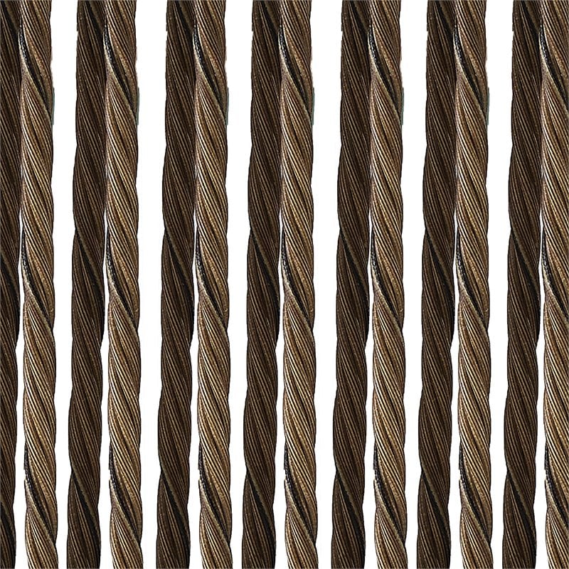 Afuera Living Transitional 2Pc Outdoor Wicker Armchair Set in Gray & Brown