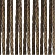 Afuera Living Transitional 2Pc Outdoor Wicker Armchair Set in Gray & Brown