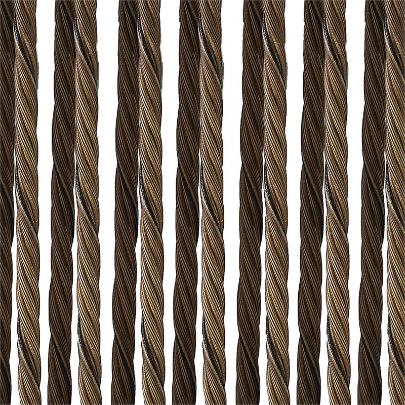 Afuera Living Transitional 4Pc Outdoor Wicker Conversation Set in Gray & Brown