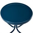Afuera Living 3-Piece Metal Patio Conversation Set in Navy Gloss