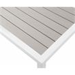 Afuera Living Contemporary Grey Wood Outdoor Patio Coffee Table