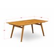 Afuera Living Contemporary 9-piece Wood Patio Table Set in Natural Oil
