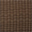 Afuera Living Wicker / Rattan/Fabric Patio Corner Chair in Gray/Weathered Brown